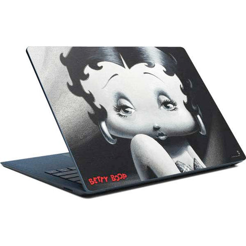 Betty Boop Black and White Surface Laptop Skin